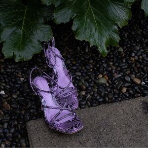 DALILAH HEELS - SPRING LAVENDER